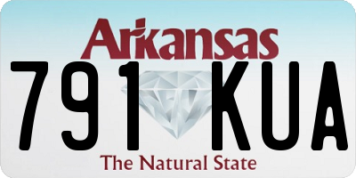 AR license plate 791KUA