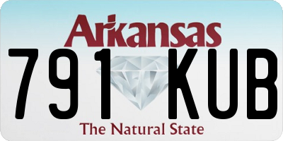 AR license plate 791KUB