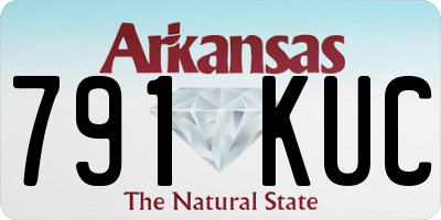 AR license plate 791KUC