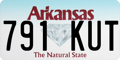 AR license plate 791KUT