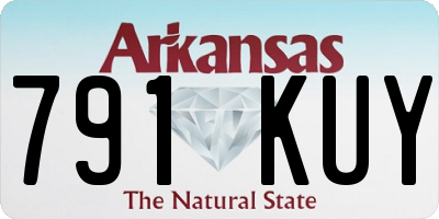 AR license plate 791KUY