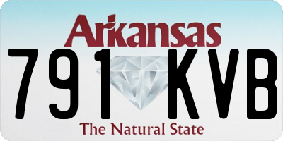 AR license plate 791KVB