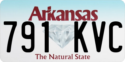 AR license plate 791KVC