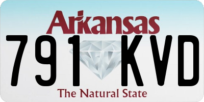 AR license plate 791KVD