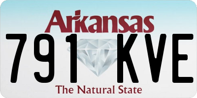 AR license plate 791KVE
