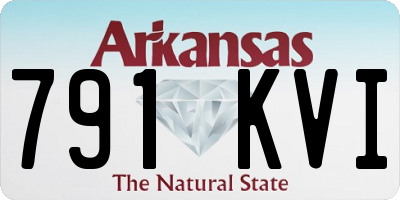 AR license plate 791KVI