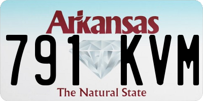 AR license plate 791KVM