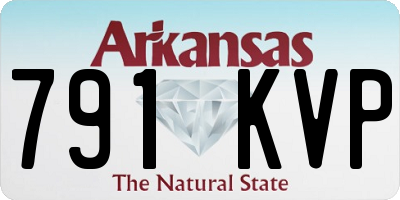 AR license plate 791KVP