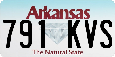 AR license plate 791KVS