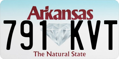 AR license plate 791KVT