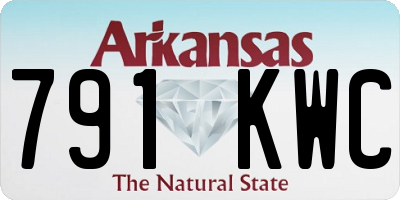 AR license plate 791KWC