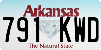 AR license plate 791KWD