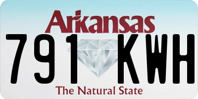 AR license plate 791KWH