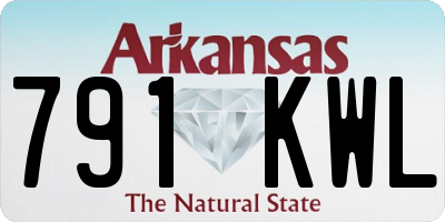 AR license plate 791KWL