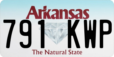 AR license plate 791KWP