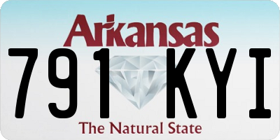 AR license plate 791KYI