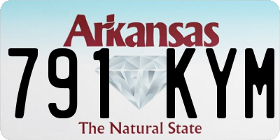 AR license plate 791KYM