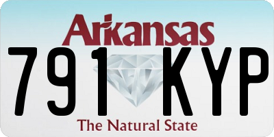 AR license plate 791KYP