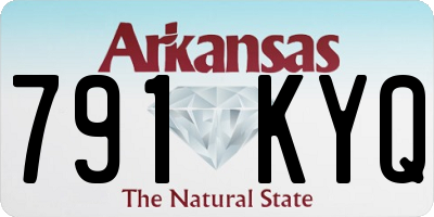 AR license plate 791KYQ