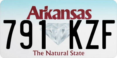 AR license plate 791KZF