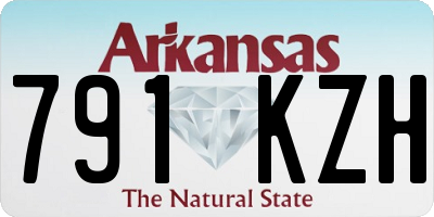 AR license plate 791KZH