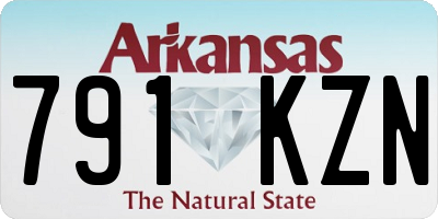 AR license plate 791KZN