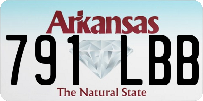 AR license plate 791LBB