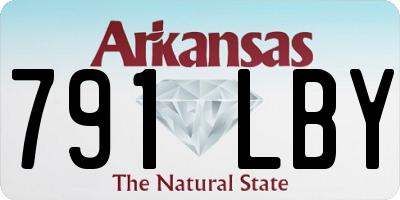 AR license plate 791LBY
