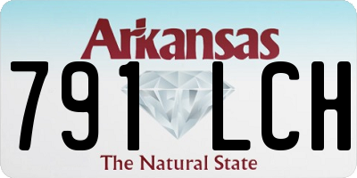 AR license plate 791LCH