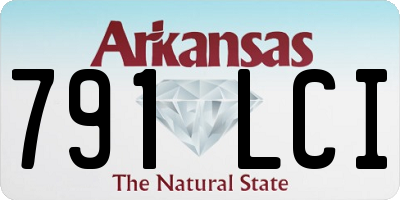 AR license plate 791LCI