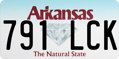 AR license plate 791LCK