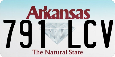 AR license plate 791LCV