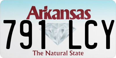 AR license plate 791LCY