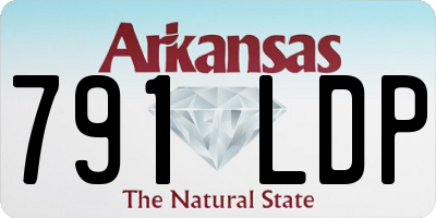AR license plate 791LDP