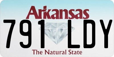 AR license plate 791LDY