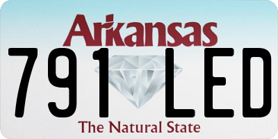 AR license plate 791LED