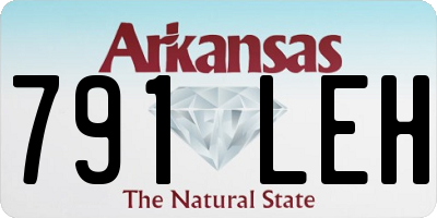 AR license plate 791LEH