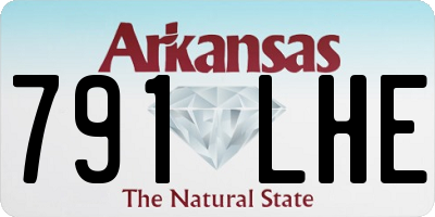 AR license plate 791LHE