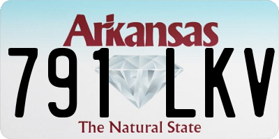 AR license plate 791LKV
