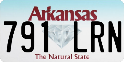 AR license plate 791LRN