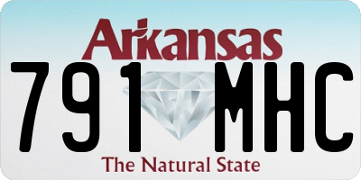 AR license plate 791MHC