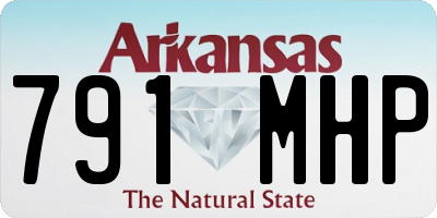 AR license plate 791MHP