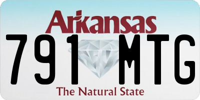 AR license plate 791MTG