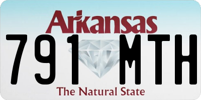 AR license plate 791MTH