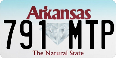 AR license plate 791MTP