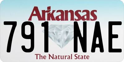AR license plate 791NAE