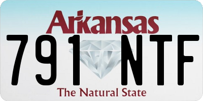 AR license plate 791NTF