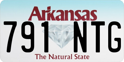 AR license plate 791NTG