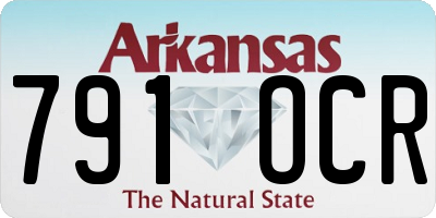 AR license plate 791OCR