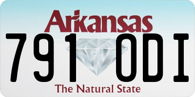 AR license plate 791ODI